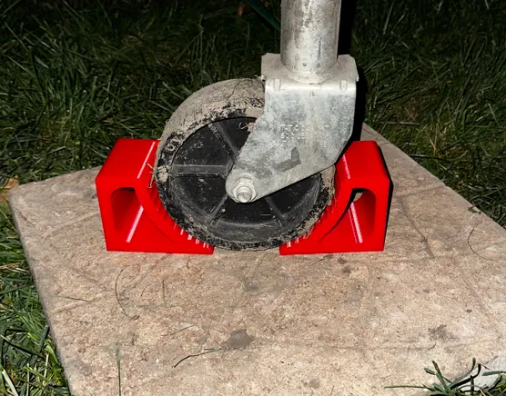 Bánh xe giữ cho kích jack kéo rơ moóc 6 inch