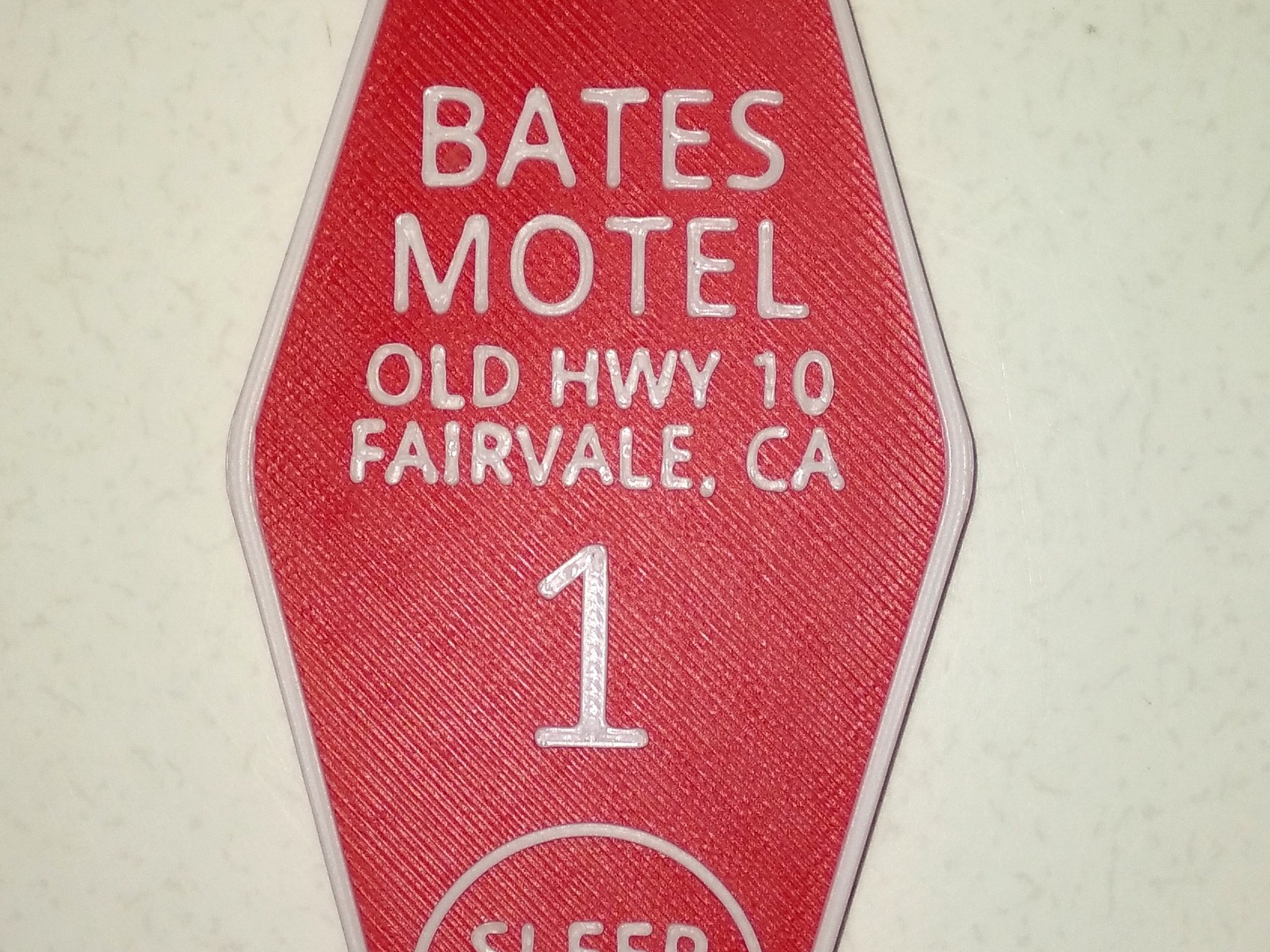 Móc chìa khóa Bates Motel từ phim Psycho