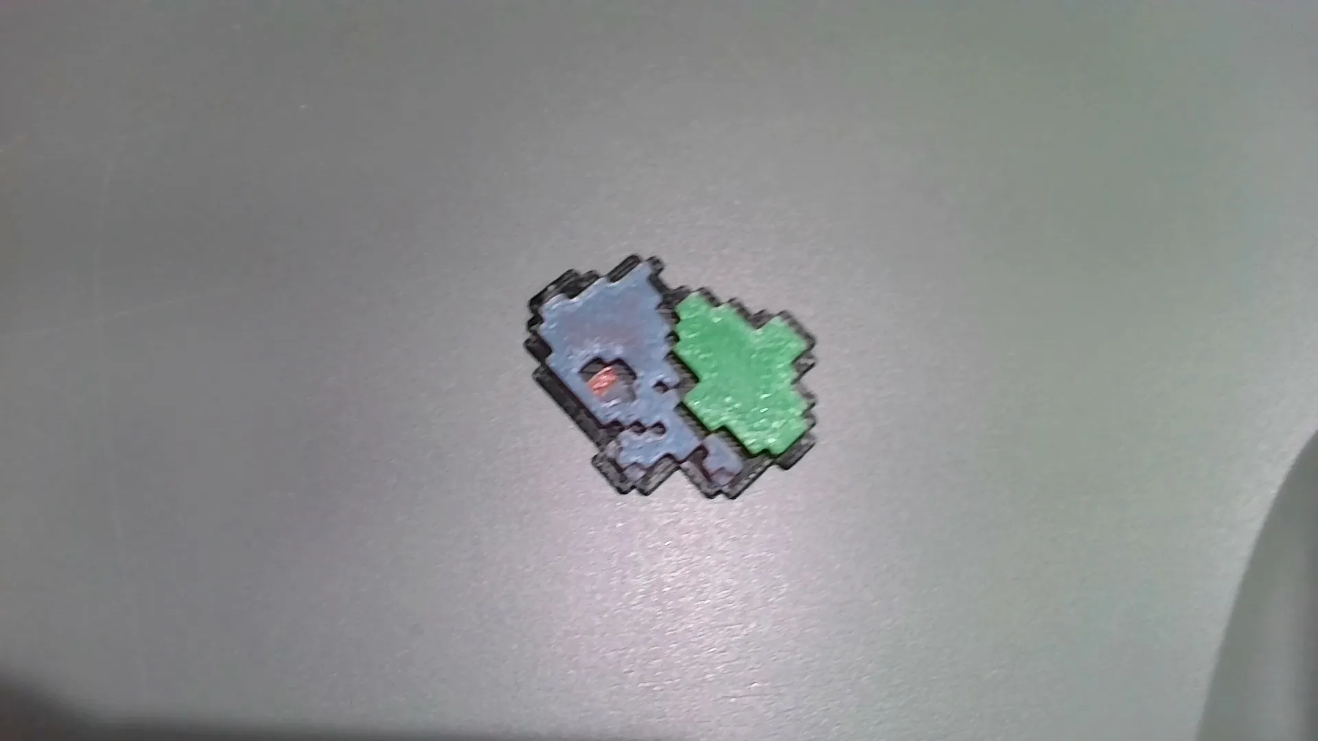 Nghệ thuật pixel Bulbasaur hai mặt dễ in ấn