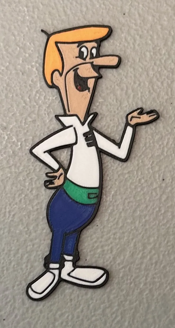 Nam châm George Jetson nhiều màu sắc 7 màu