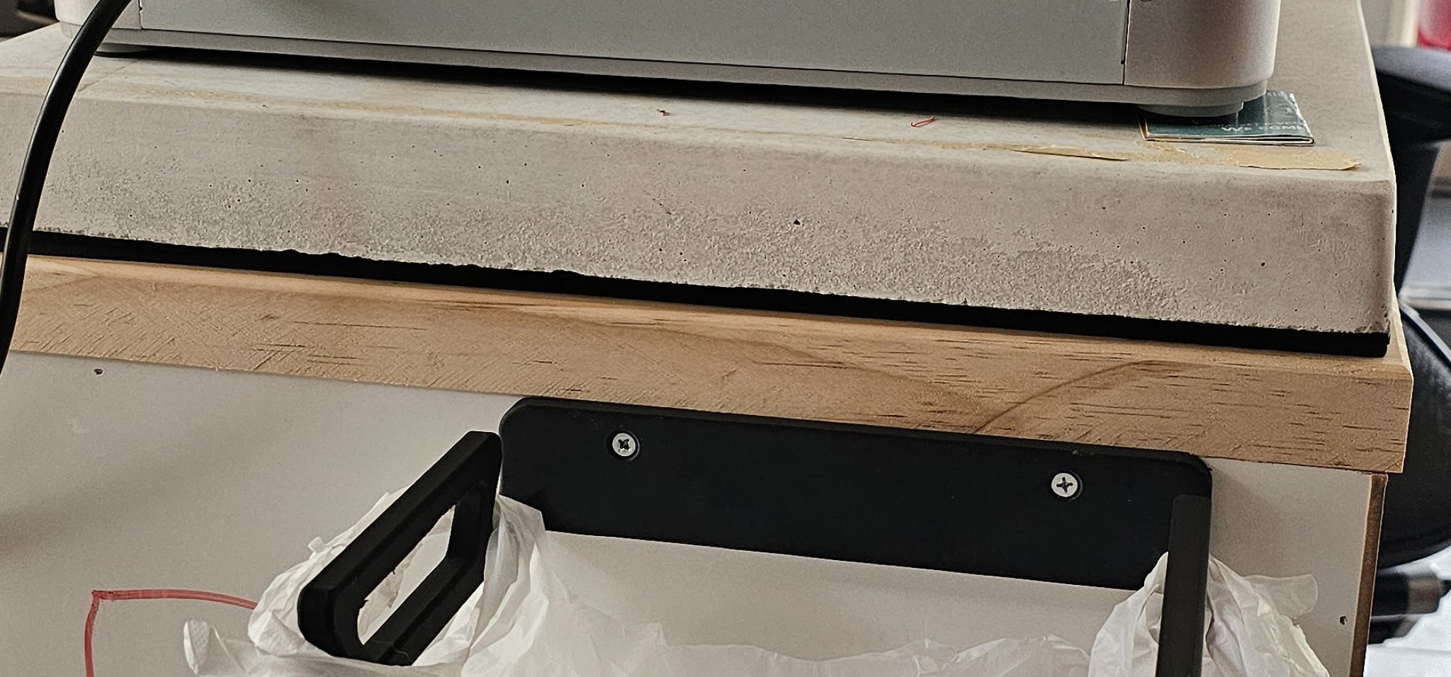 Khung treo túi mua sắm để tái chế nhựa