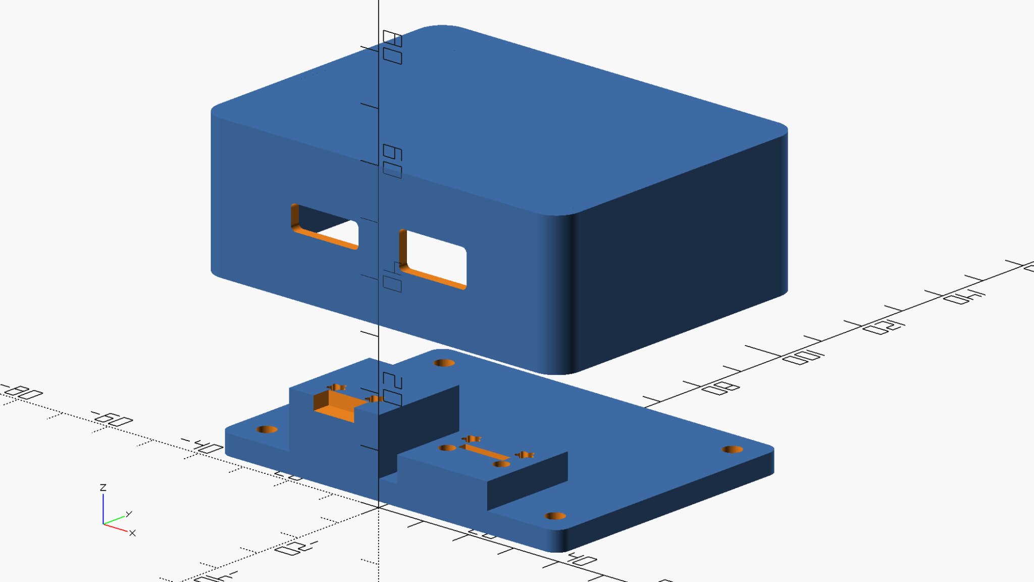 Hộp kết nối 4mm với cổng USB-A và USB-A mini