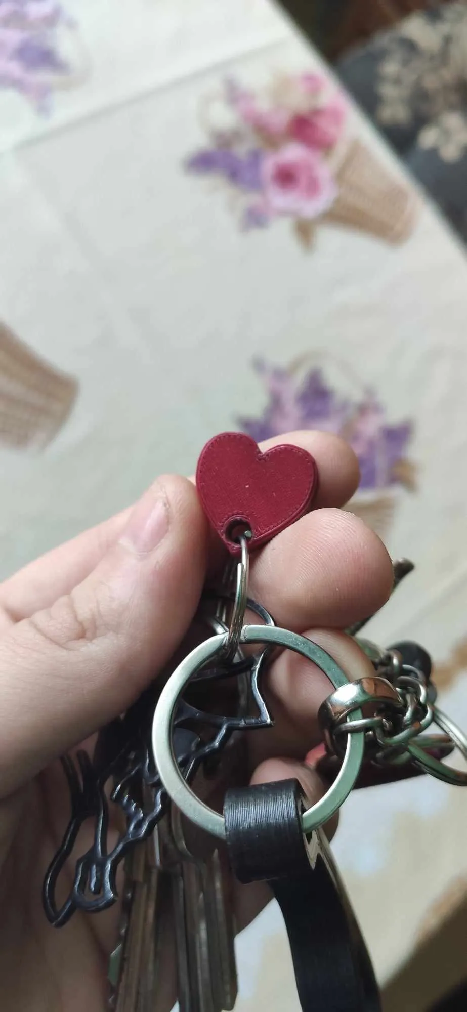 Móc khóa hình trái tim đơn giản cho dự án của bạn