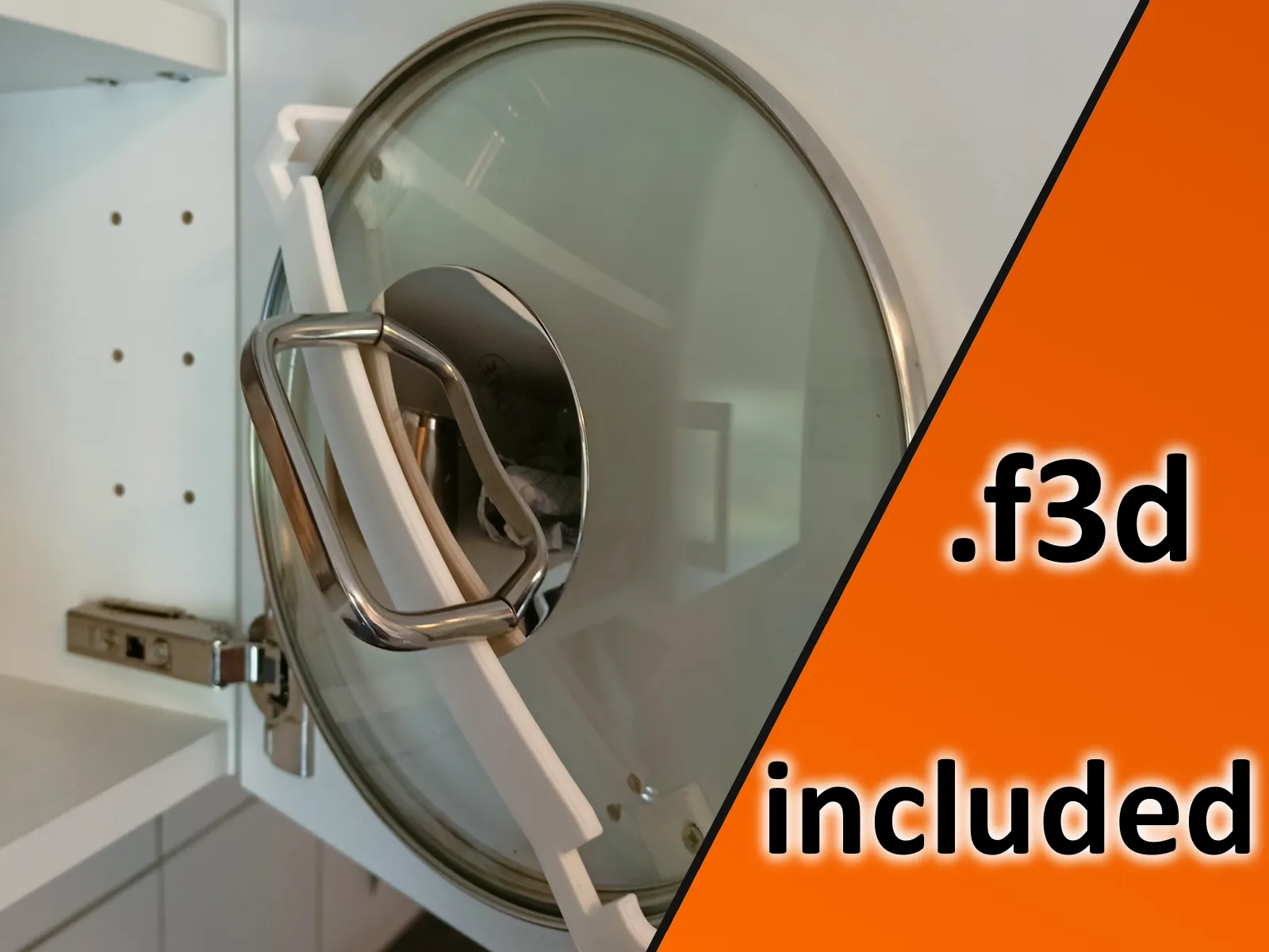 Giá đỡ nắp chảo đa dạng kích thước, điều chỉnh được