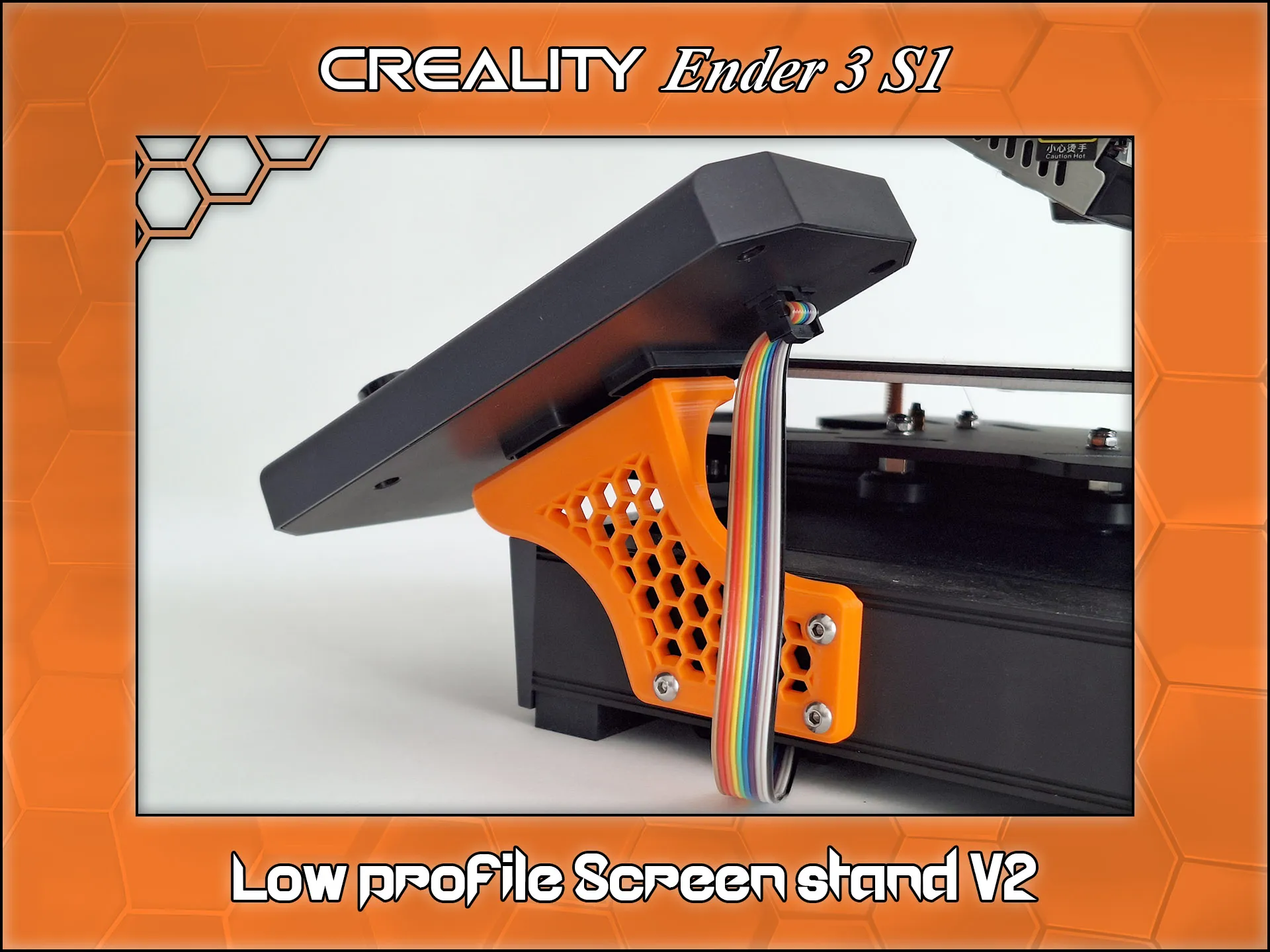 Giá đỡ màn hình thấp cho Ender 3 S1 V2 (cải tiến độ bền)