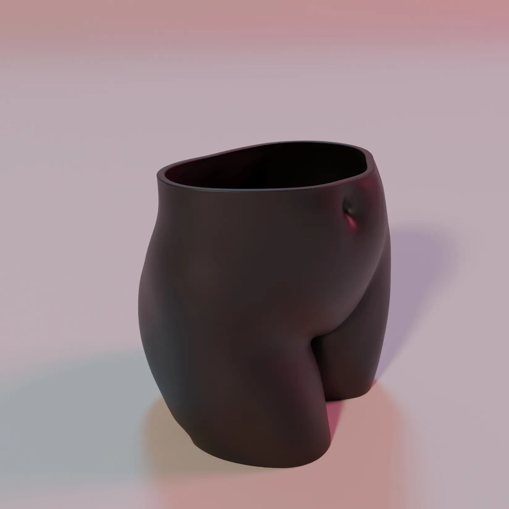 Chậu cây hình mông nữ dễ thương