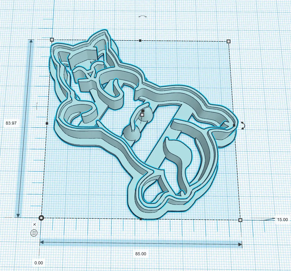 Cutter bánh quy hình mèo lười cho người yêu mèo