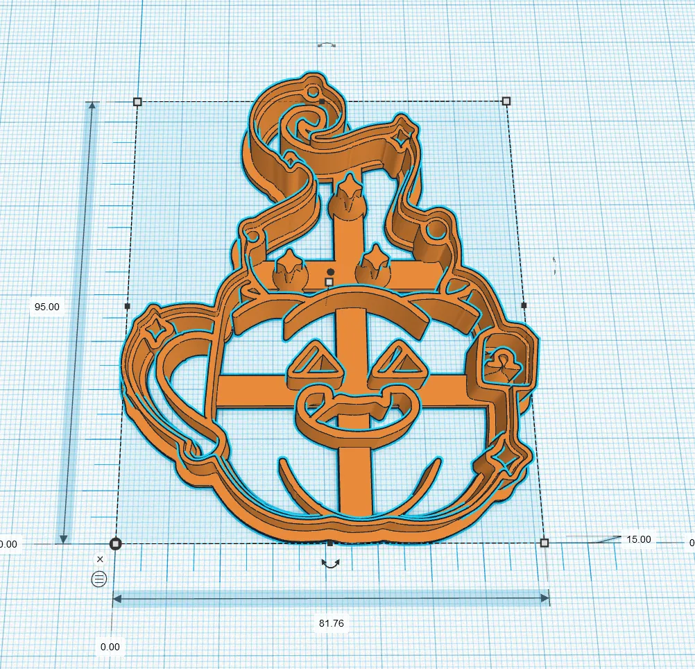 Cutter bánh quy cốc bí ngô cho dịp Halloween