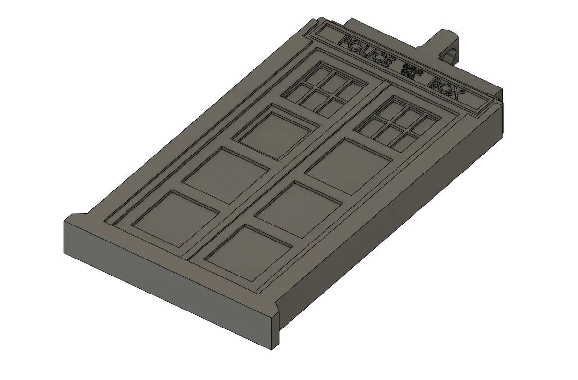 Móc chìa khóa Tardis từ Doctor Who