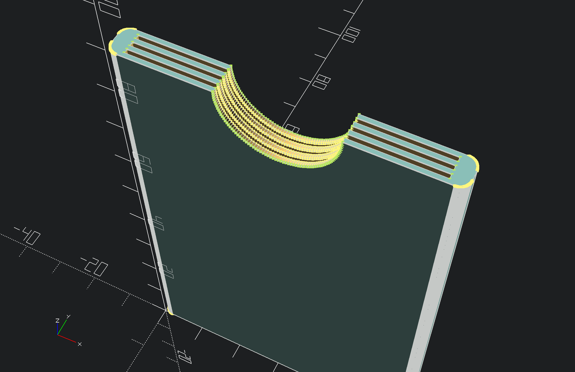 Ví đựng thẻ tín dụng mỏng bảo vệ bằng openscad