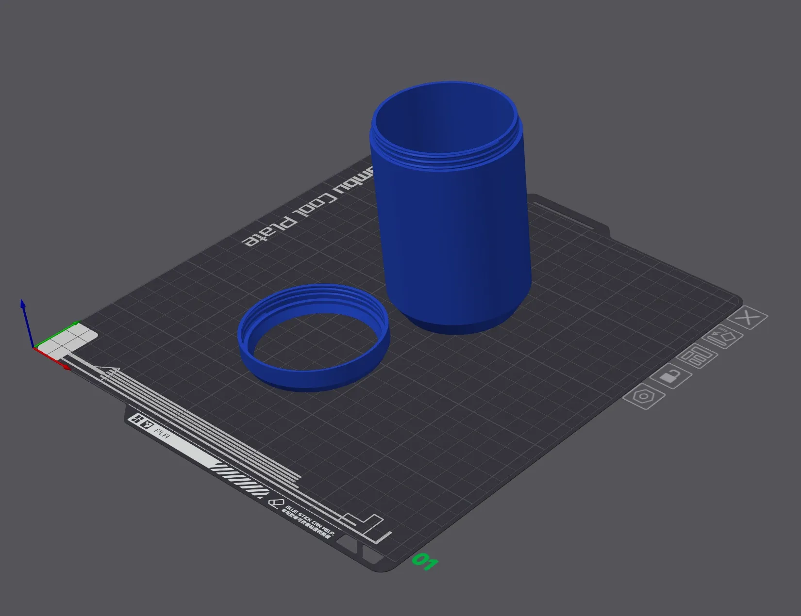 Koozie giữ lạnh với nắp vặn cho lon 12 oz