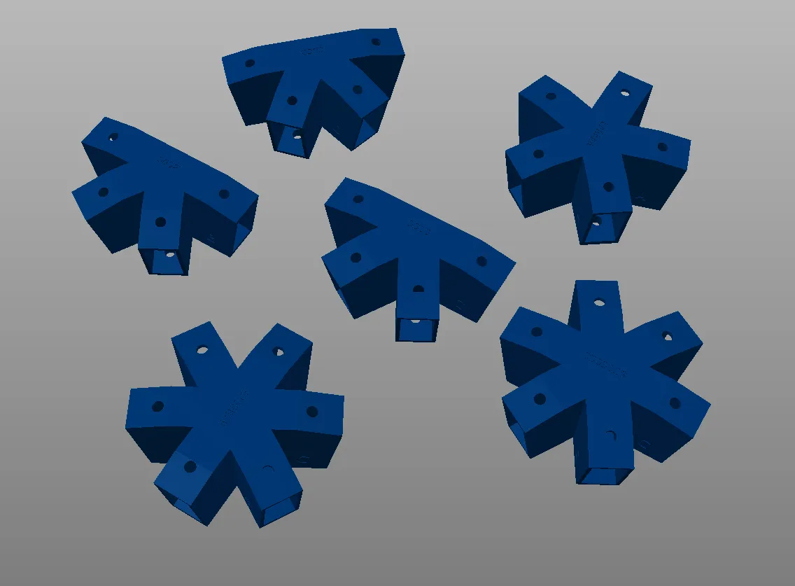 Kết nối 1V 2V 3V 4V 5V 6V cho mái vòm địa lý với tùy chỉnh