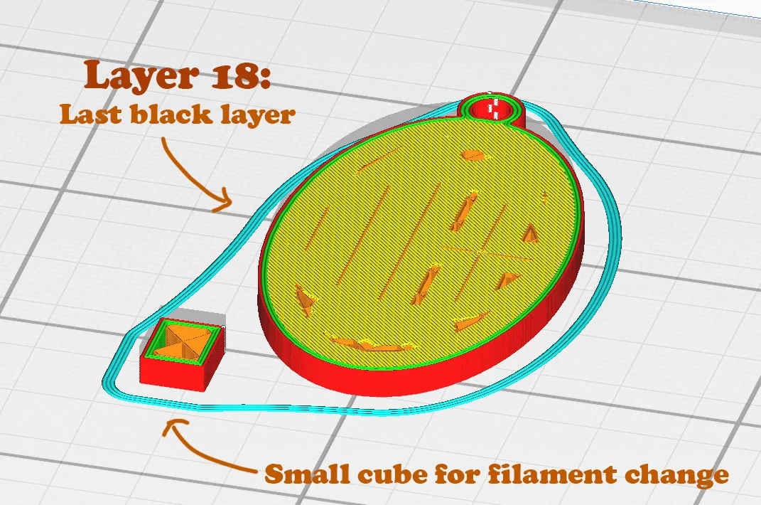 Móc khóa AC Milan in 3D với màu sắc đen, trắng và đỏ
