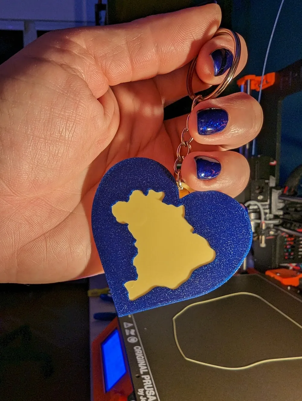 Móc khóa chủ đề Brazil với thiết kế độc đáo