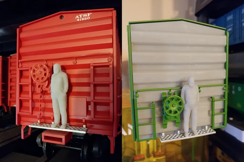 Đầu xe hàng LGB với sóng rộng không có đầu kết thúc