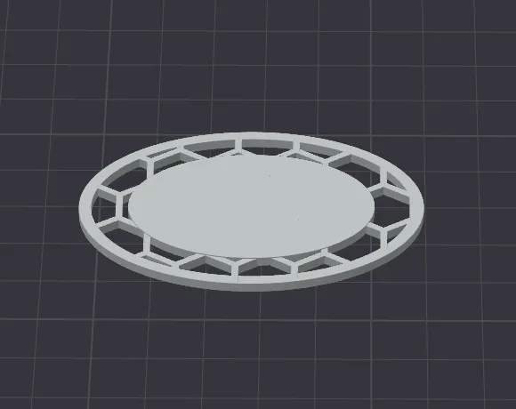 Móc khóa hình lục giác tùy chỉnh kiểu tổ ong