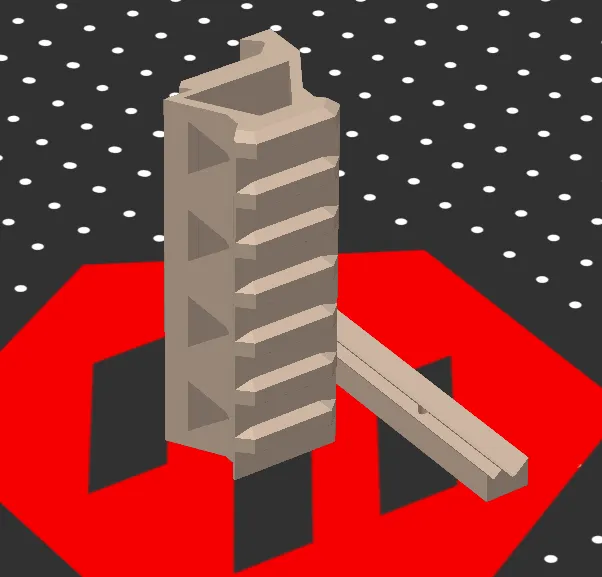 Giá đỡ ray picatinny nhẹ và có thể xếp chồng