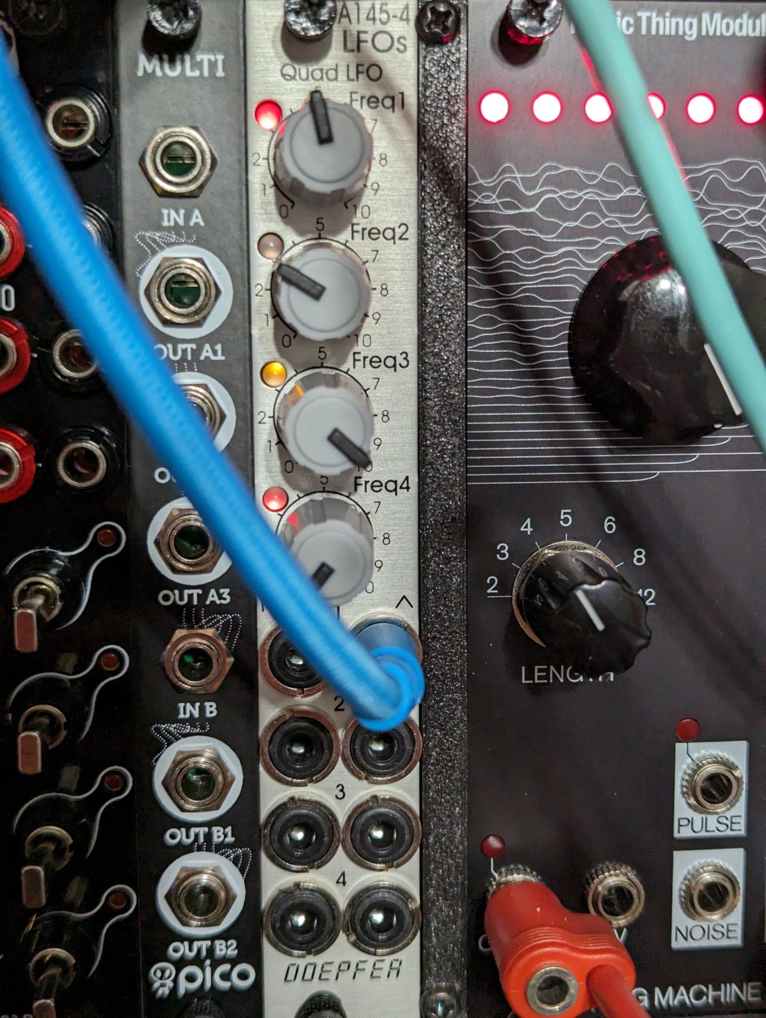 Bảng điều khiển Eurorack 1hp và 1.5hp theo tiêu chuẩn Doepfer