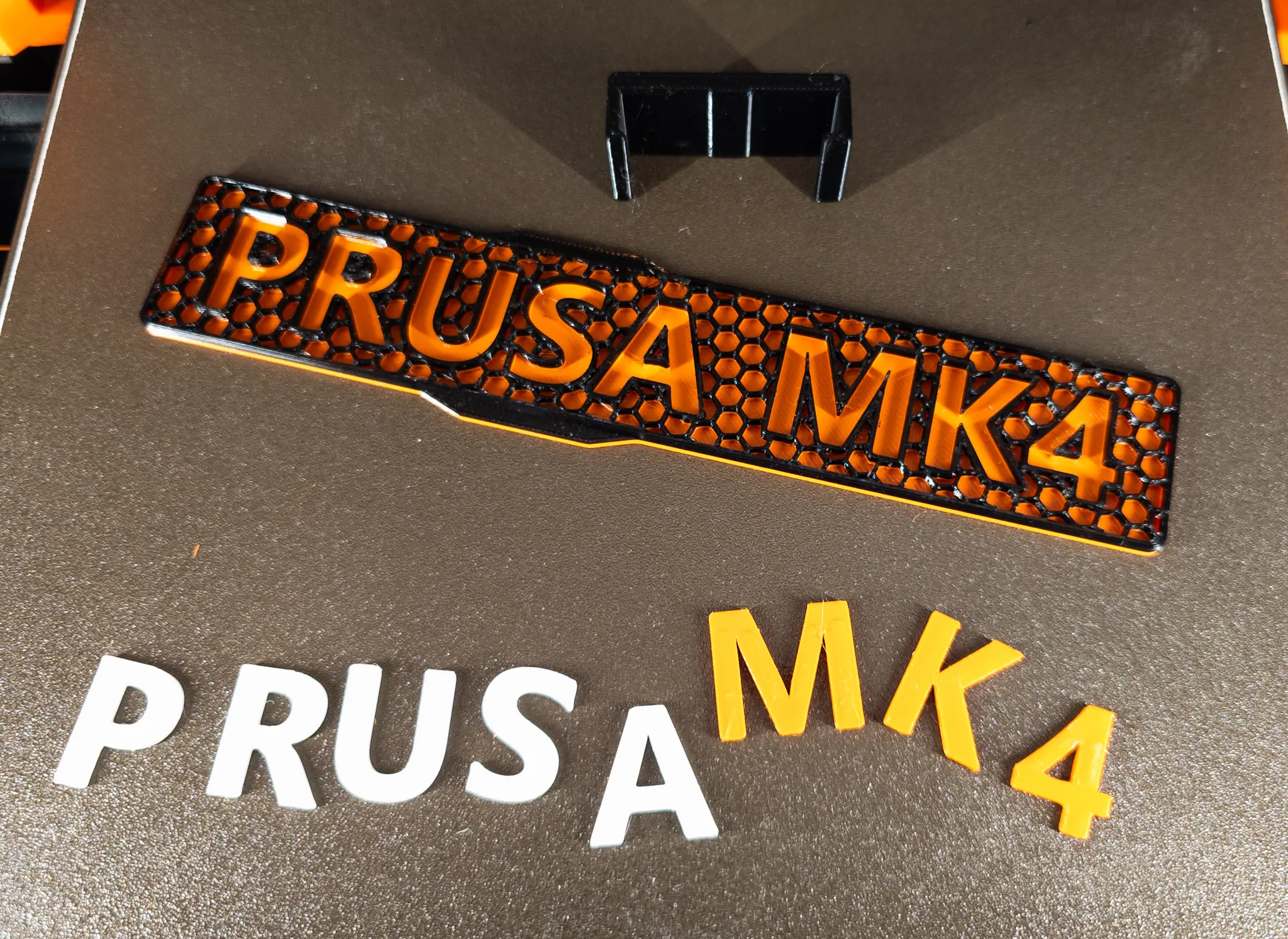 Bảng tên ID PRUSA MK4 đa sắc màu không có MMU