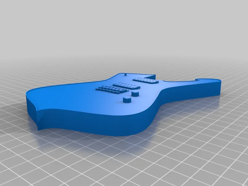 Mô hình guitar mini Ibanez Iceman 7 dây 35 cm