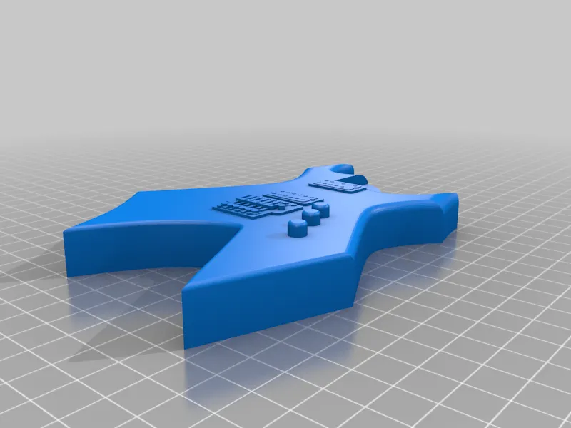 Mô hình guitar mini Bc Rich Warlock phong cách địa ngục