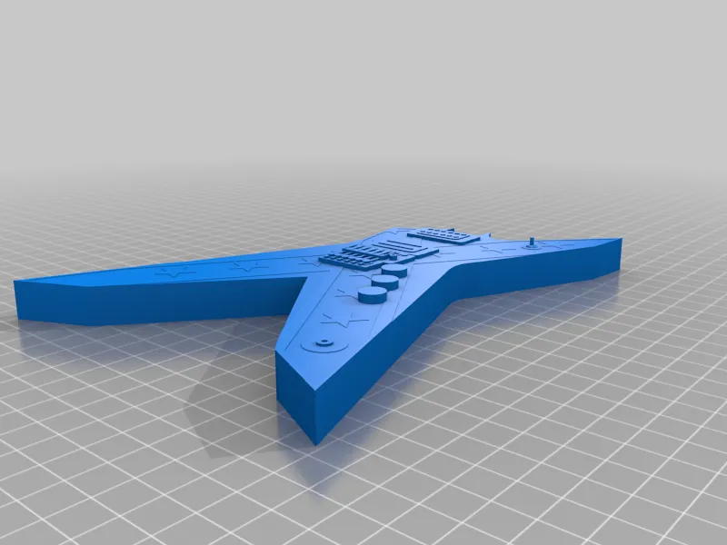 Mô hình guitar mini Dean Rebel phong cách heavy metal