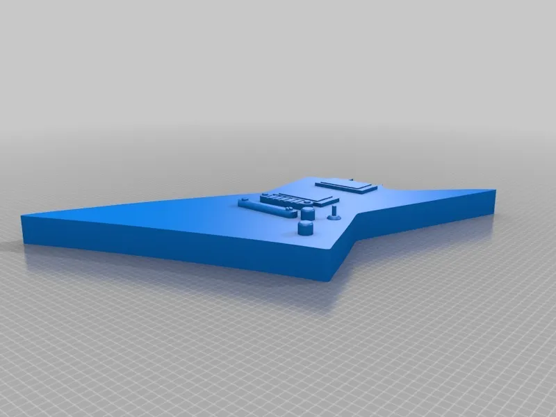 Mô hình đàn guitar điện ESP Explorer tỉ lệ 1:1