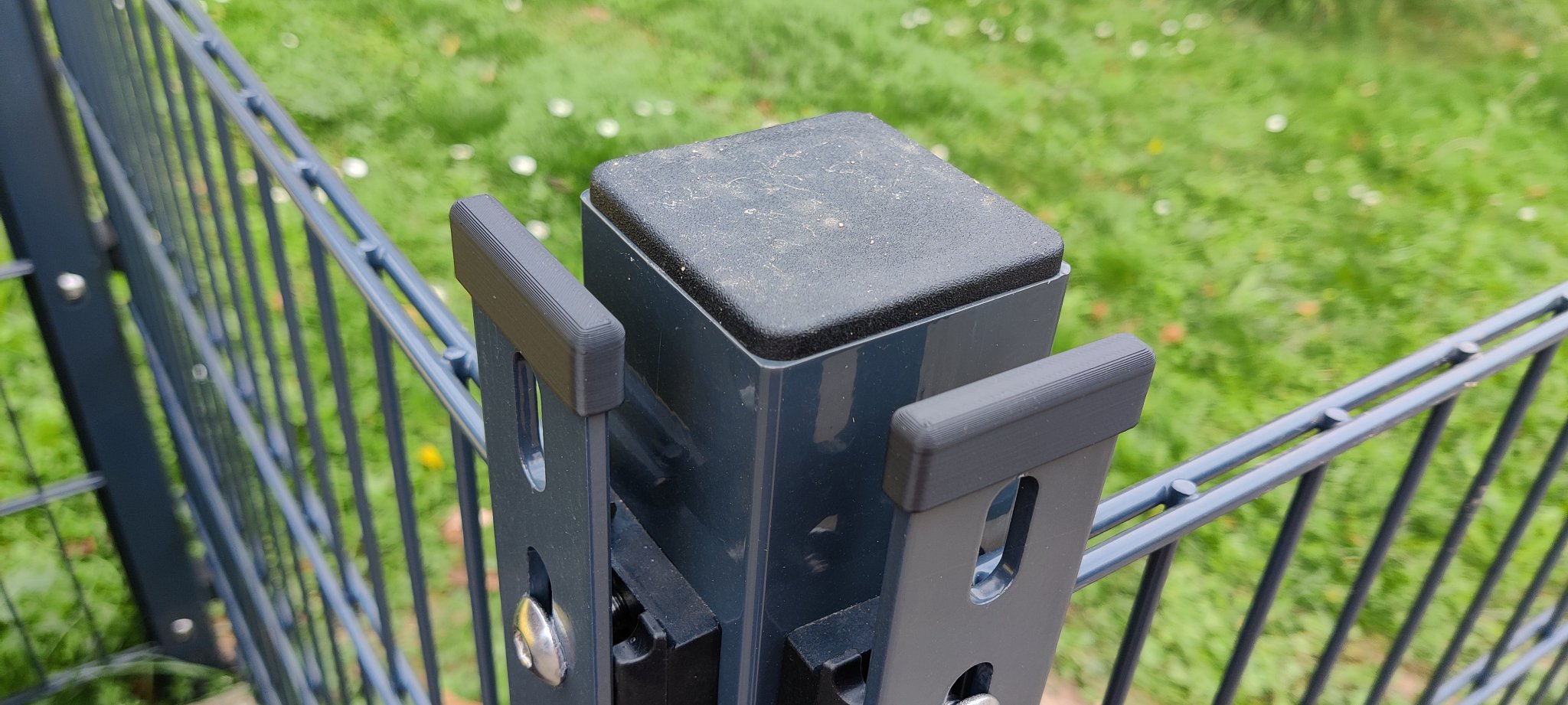 Nắp cuối cho thanh che trên hàng rào đôi