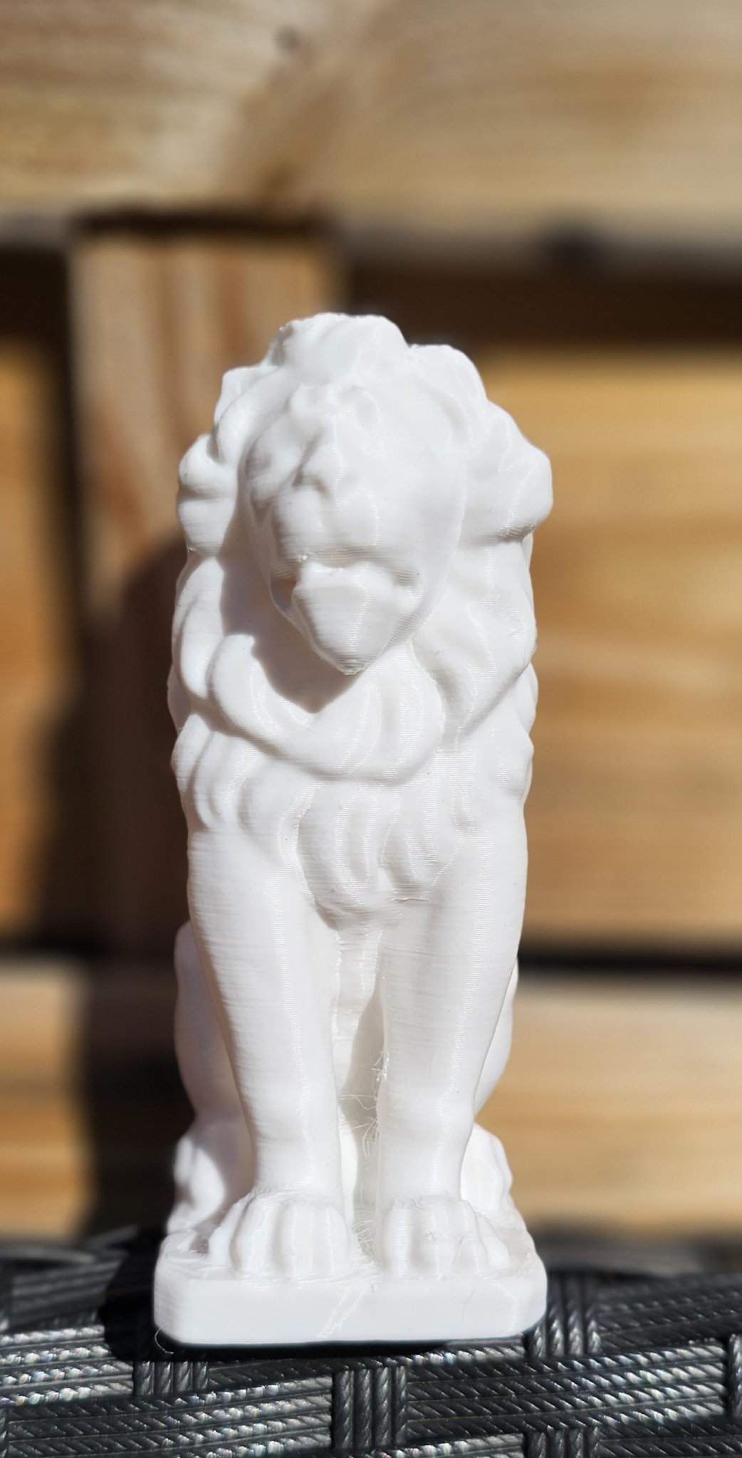 Sư tử ngồi được tạo ra từ photogrammetry