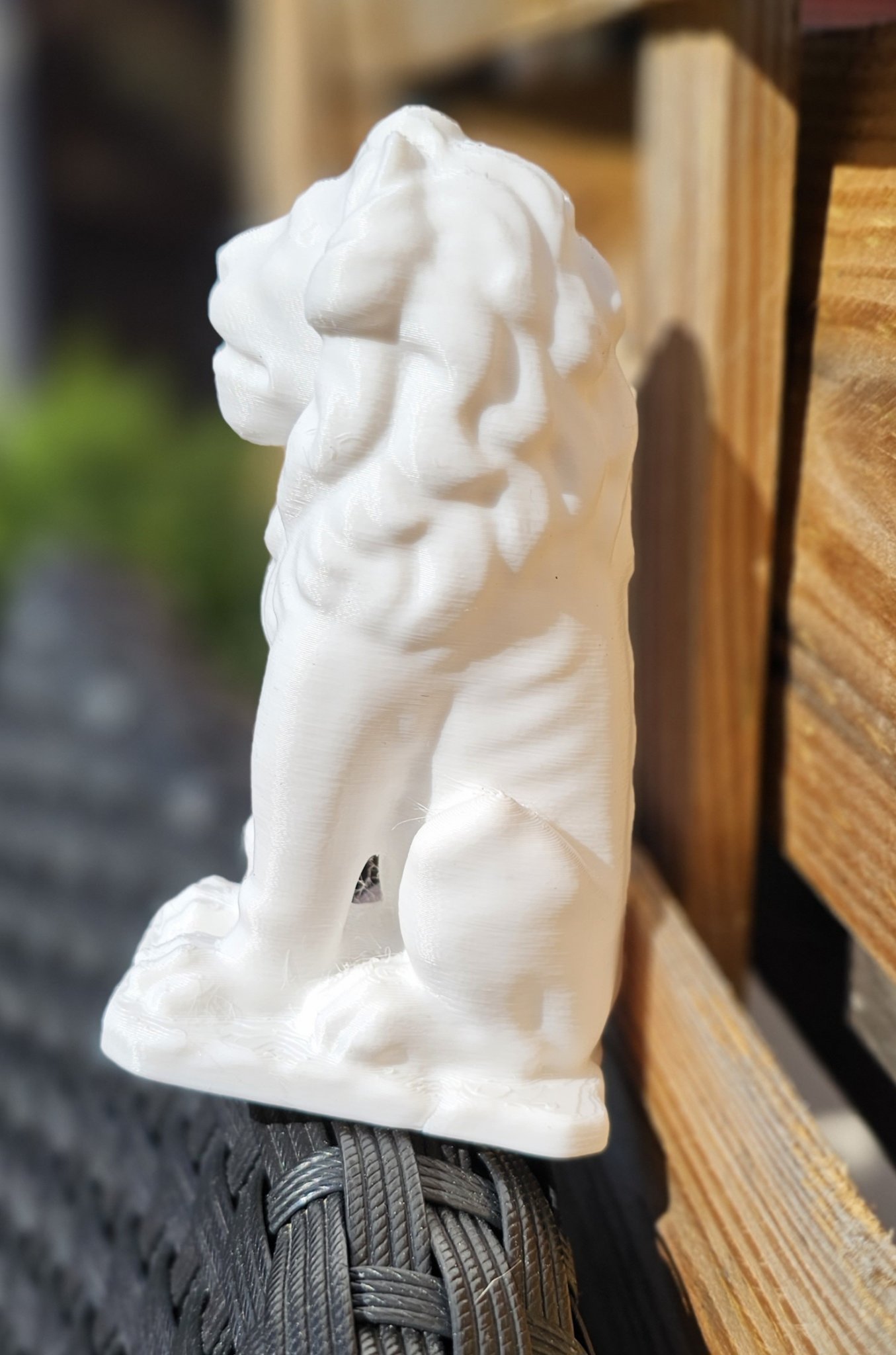 Sư tử ngồi được tạo ra từ photogrammetry