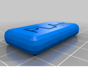 Nhãn PLA+ với không gian cho nam châm 10x3mm