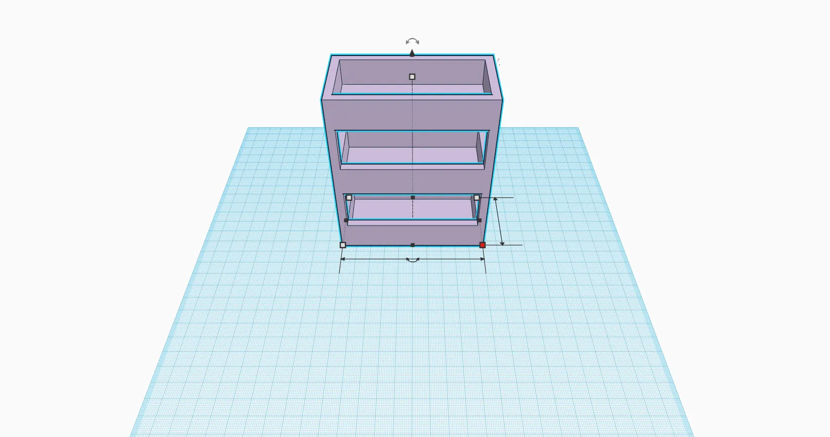 Giá đỡ dụng cụ trang điểm và văn phòng phẩm 3 trang