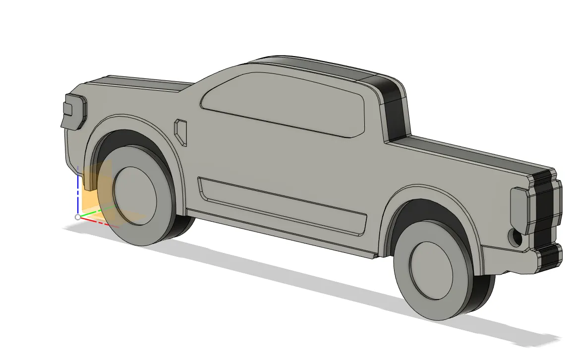 Móc khóa Ford Ranger 2023 với các thân xe riêng biệt