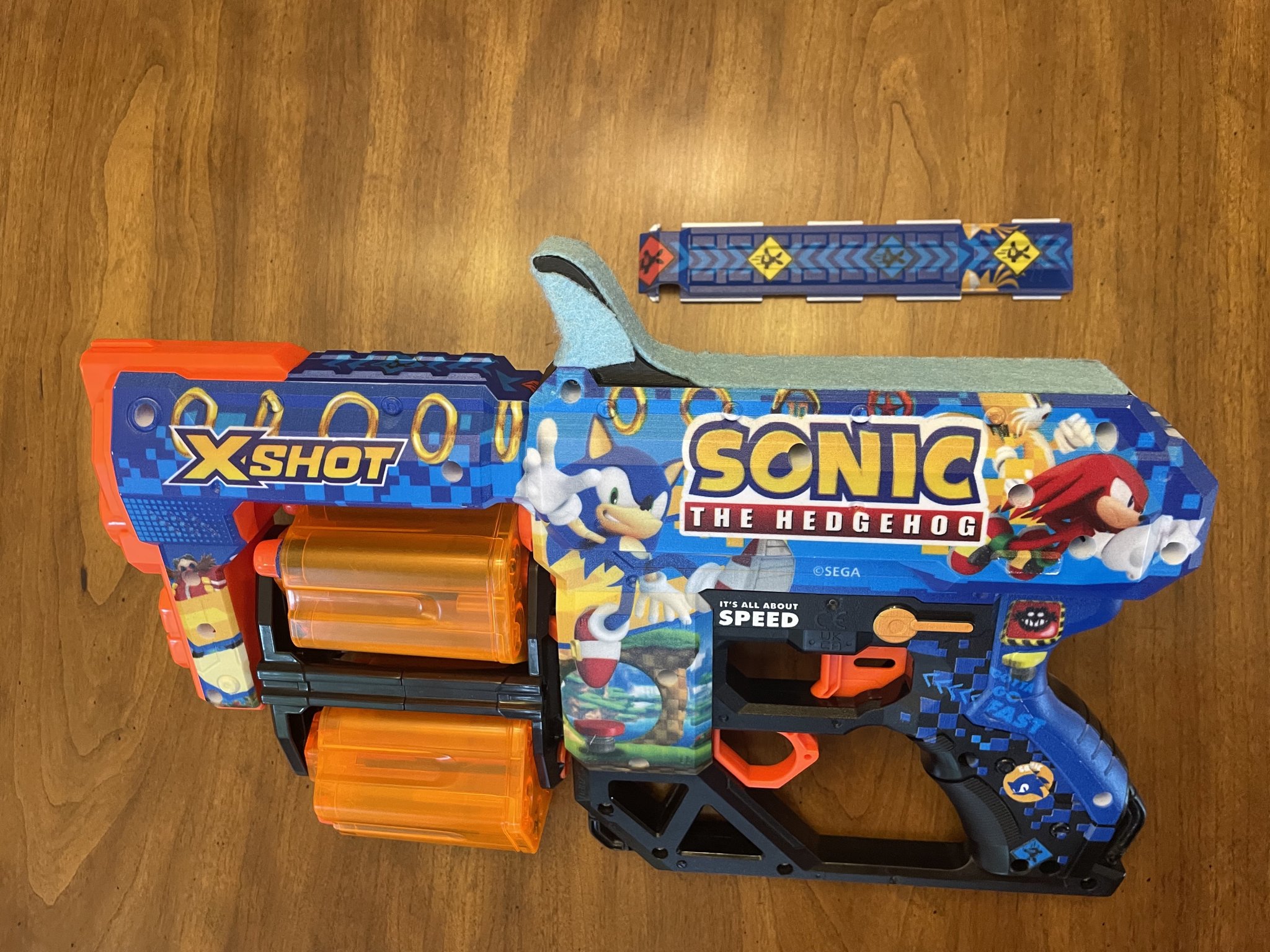 Trượt thay thế thích ứng cho súng bắn đạn X-Shot