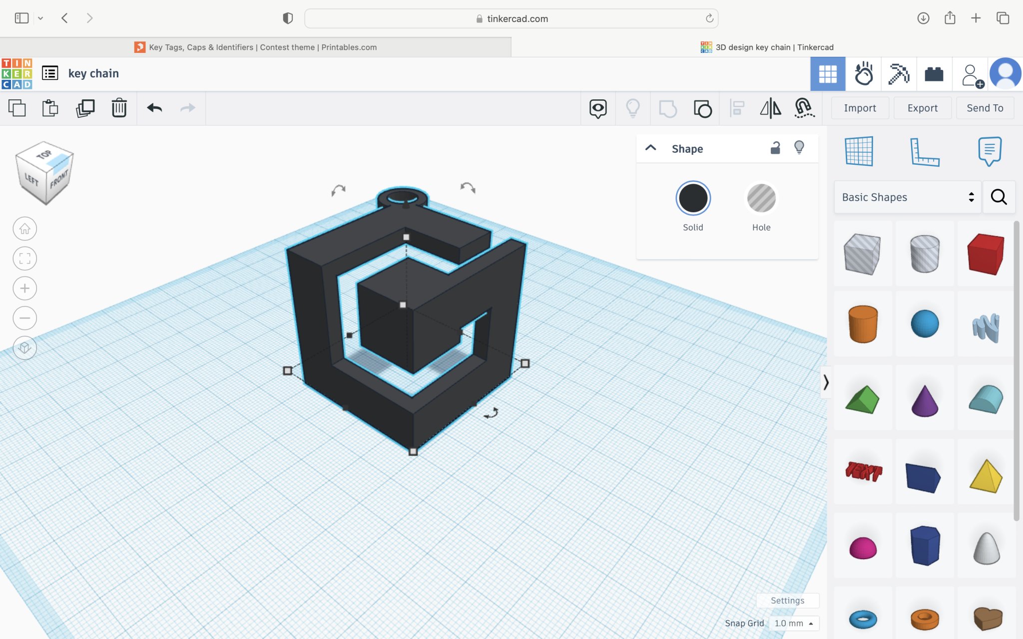 Móc khóa biểu tượng GameCube thiết kế cải tiến