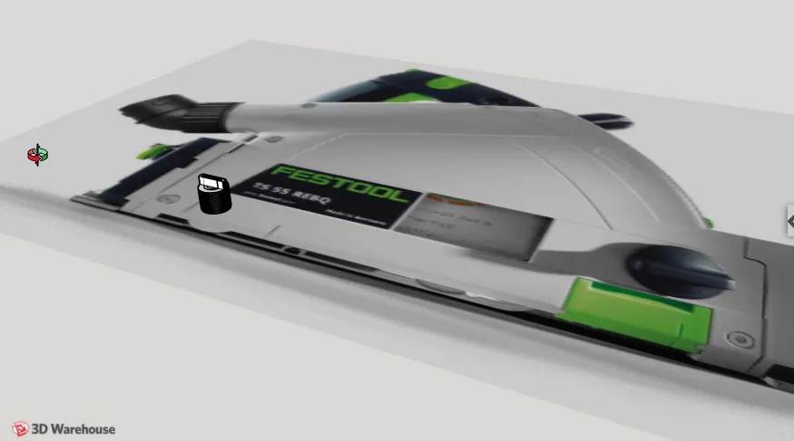 Chốt khóa dao chia cho Festool TS 55 REBQ để cắt melamine