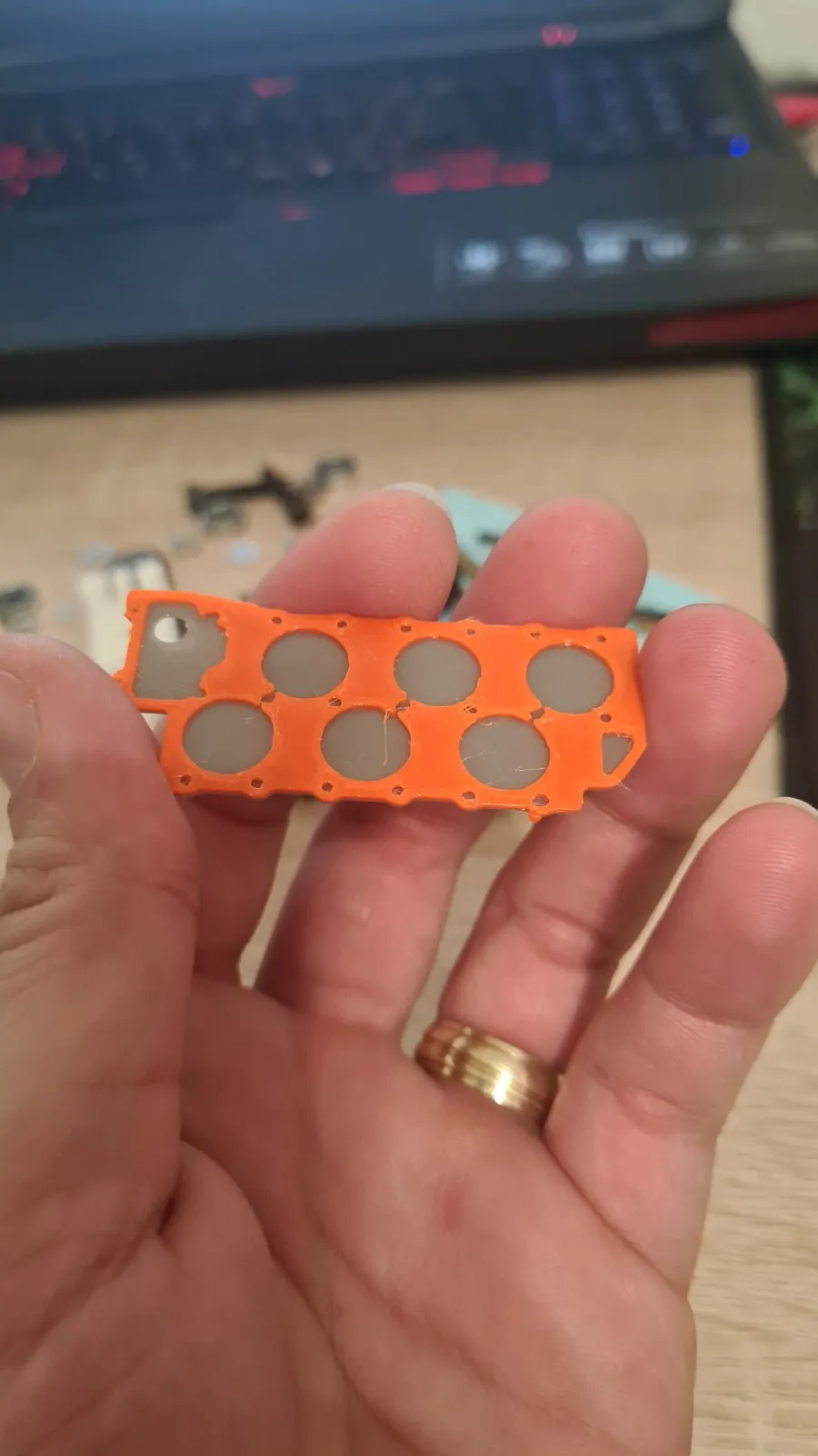 Móc khóa VR6 cho xe Volkswagen Superb, Golf, Passat