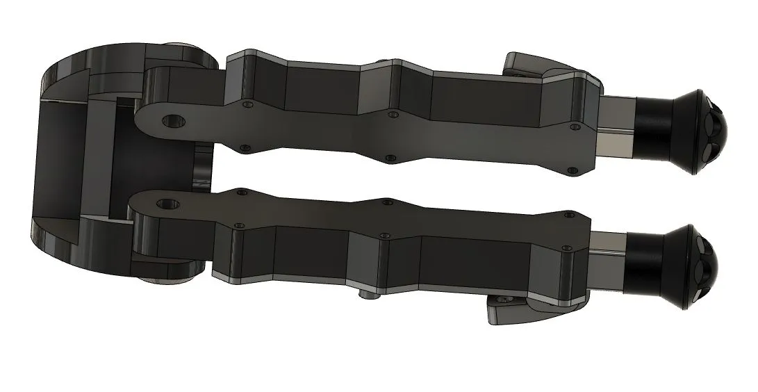 Chân đế hai chân có thể thu gọn cho súng trường picatinny