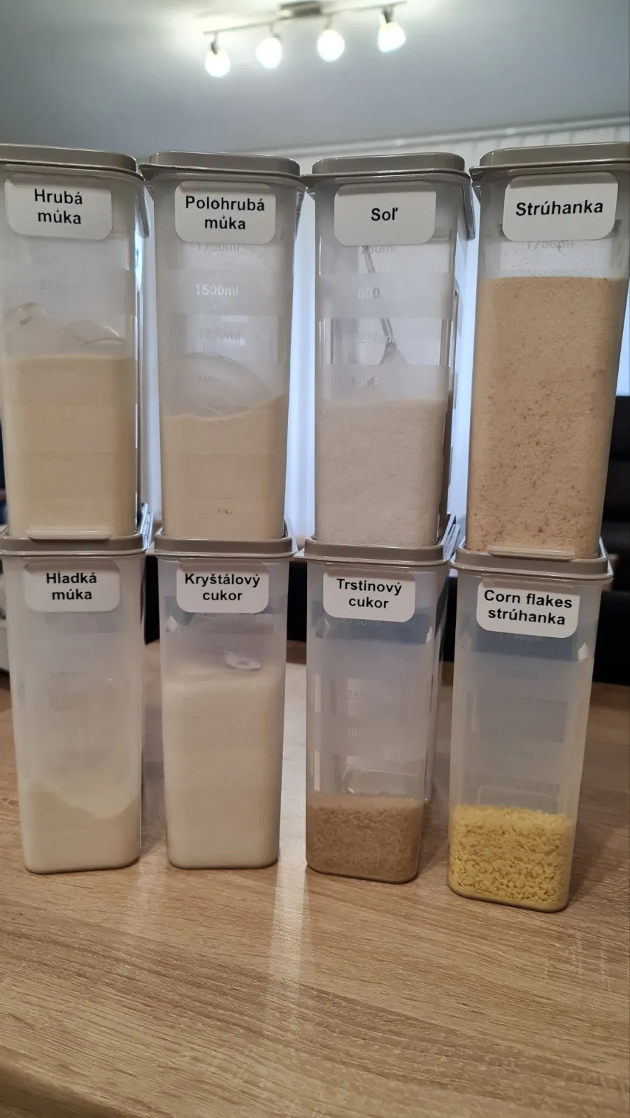 Tên nhãn dán cho hộp đựng gia vị và thực phẩm