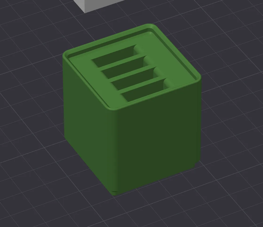 Giá đỡ dụng cụ cạo in Gridfinity cho giường in 3D