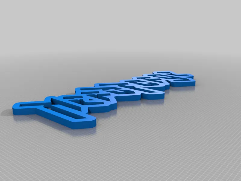 Biểu tượng và chữ cái NerdForge trong mô hình 3D