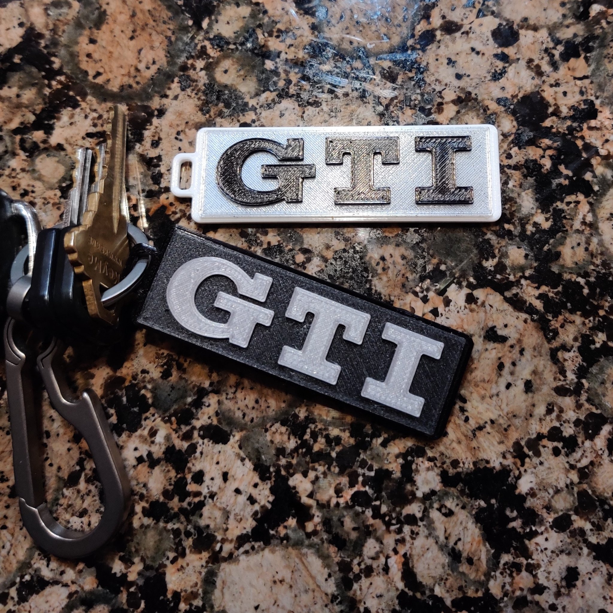 Móc khóa GTI Volkswagen in 3D với nhiều màu sắc khác nhau