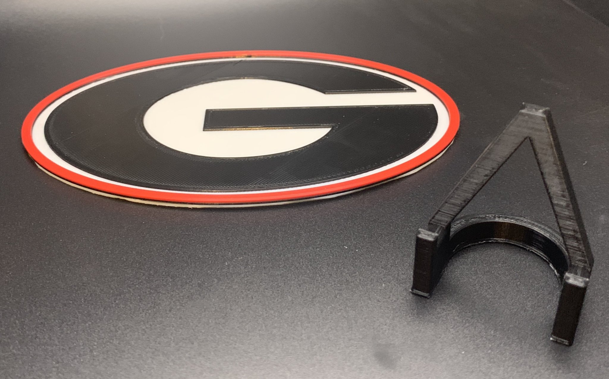 Biểu tượng 3D đội bóng đại học Georgia Bulldogs