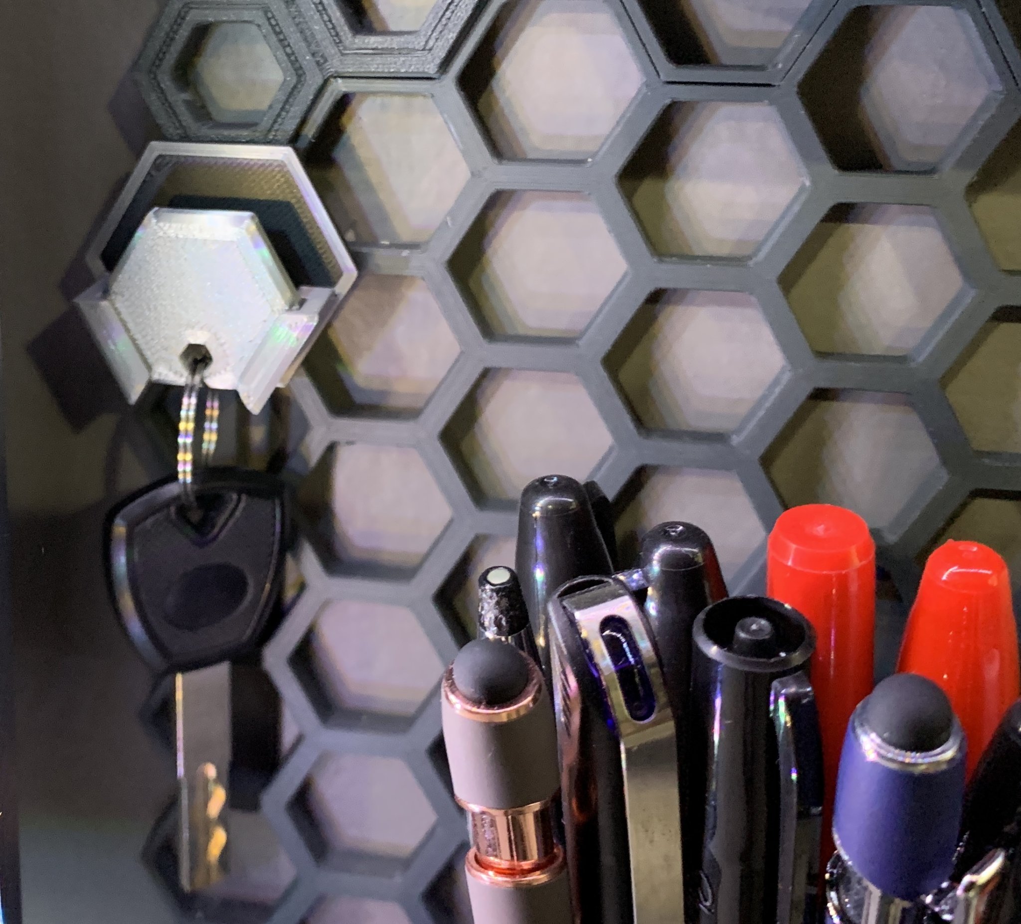 Giá treo chìa khóa tổ ong hiện đại - Mini