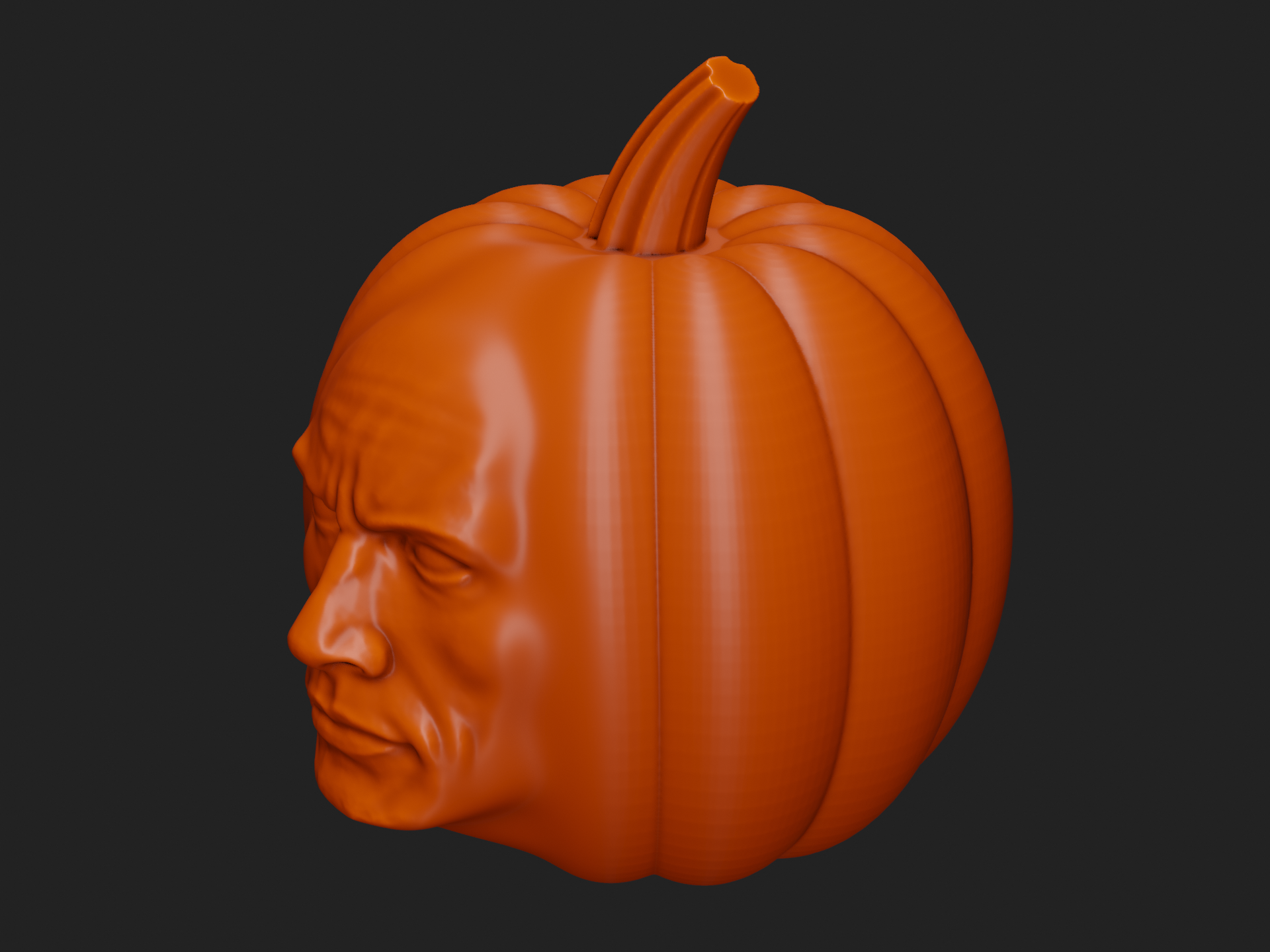 Quả bí ngô Rompkin phong cách Dwayne Johnson