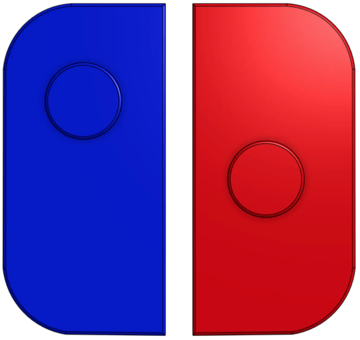 Biểu tượng Nintendo 3D cao 1.4cm