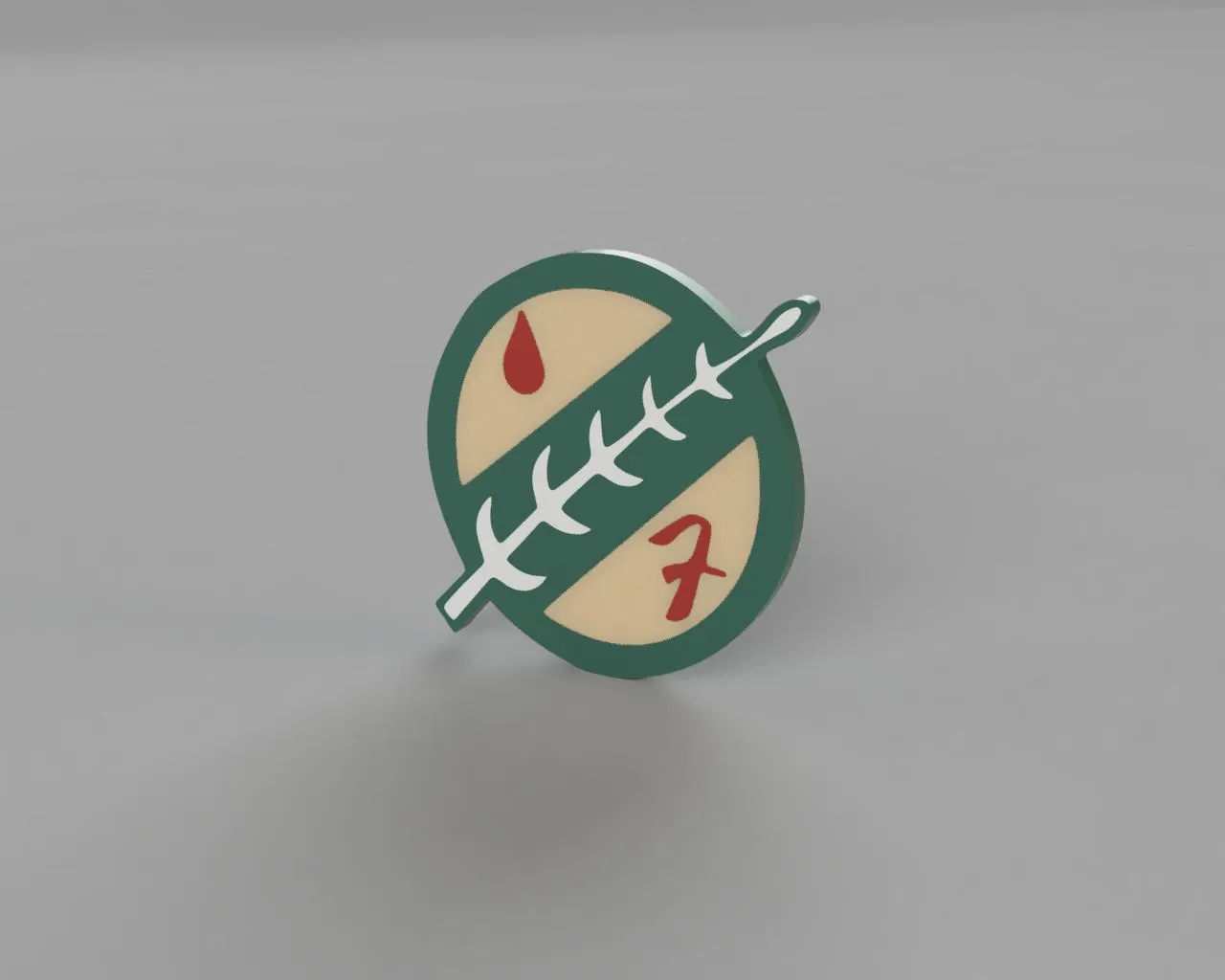 Nam châm biểu tượng gia tộc Fett trong Star Wars