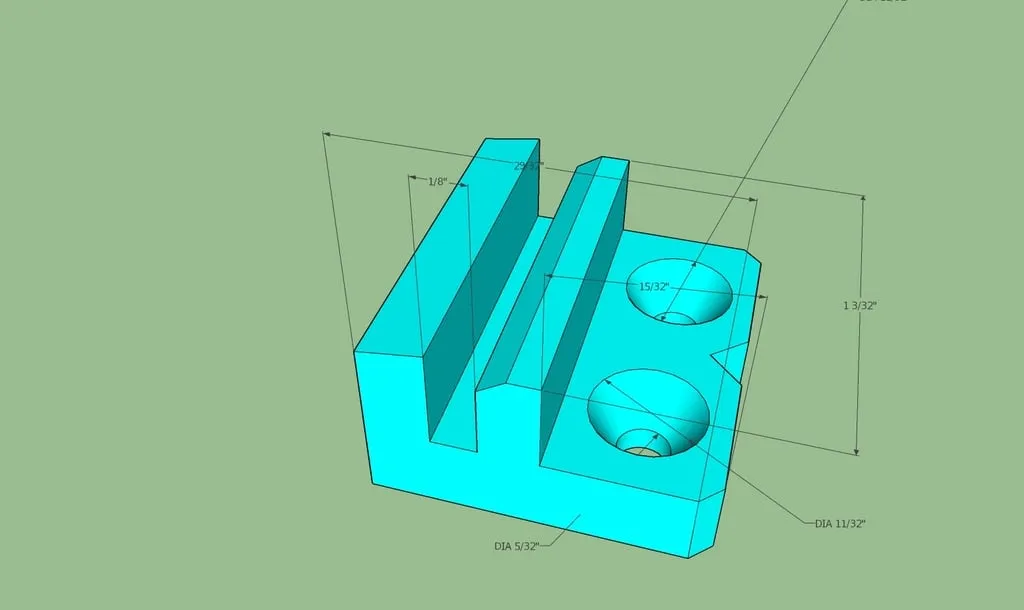 Giá treo kệ thủy tinh 1/8" cho nhà bếp