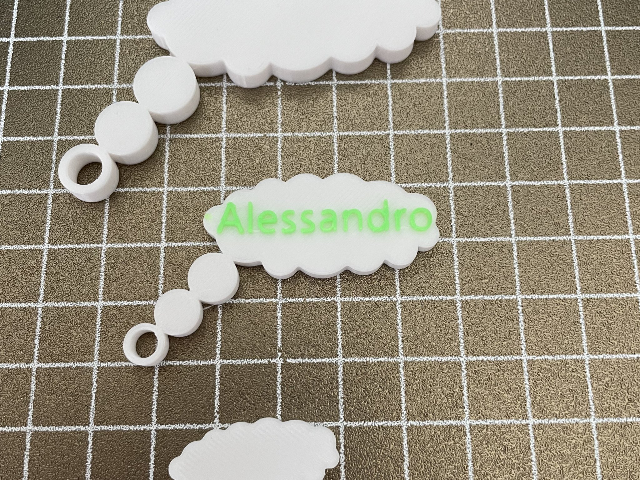 Móc khóa cá nhân hóa với kích thước tùy chọn