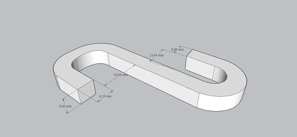 Móc treo nồi chảo kiểu S cho trần bếp